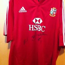 British Lions Signed Rugby Top 