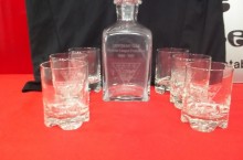 1986-1987, Centenary Club Decanter and Six glasses