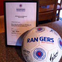 Rangers Signed Football 2011